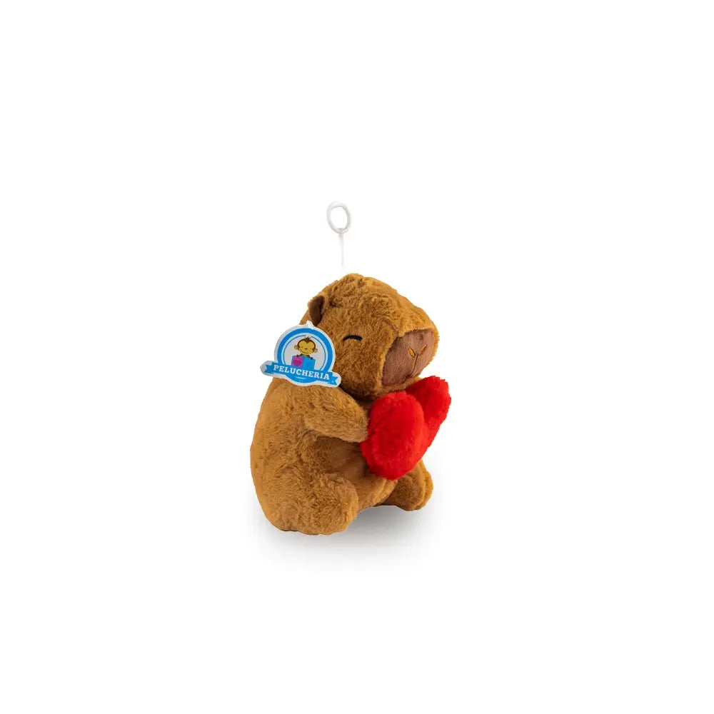 Set de 12 Piezas Capibara de peluche Love 22 cm