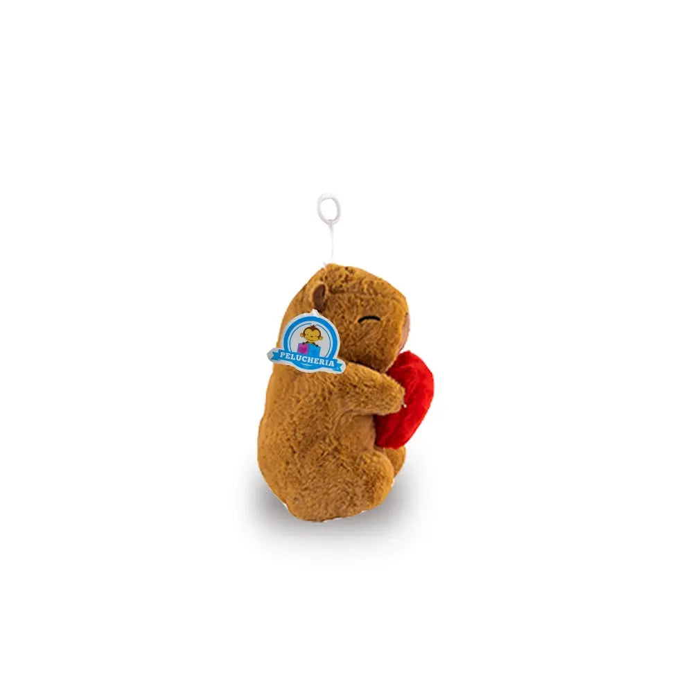 Set de 12 Piezas Capibara de peluche Love 22 cm