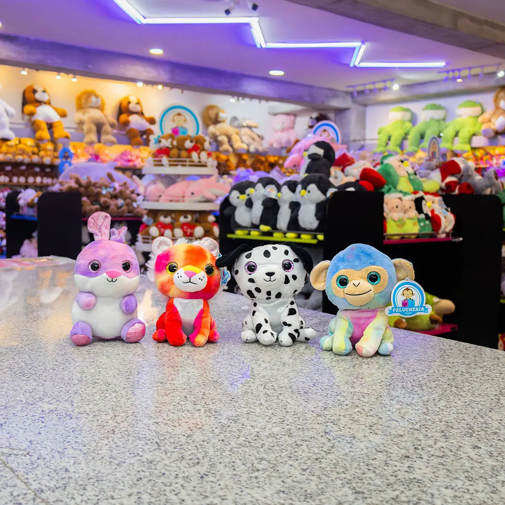 Set de 12 Piezas Animales de peluche Colección Animados 18 cm