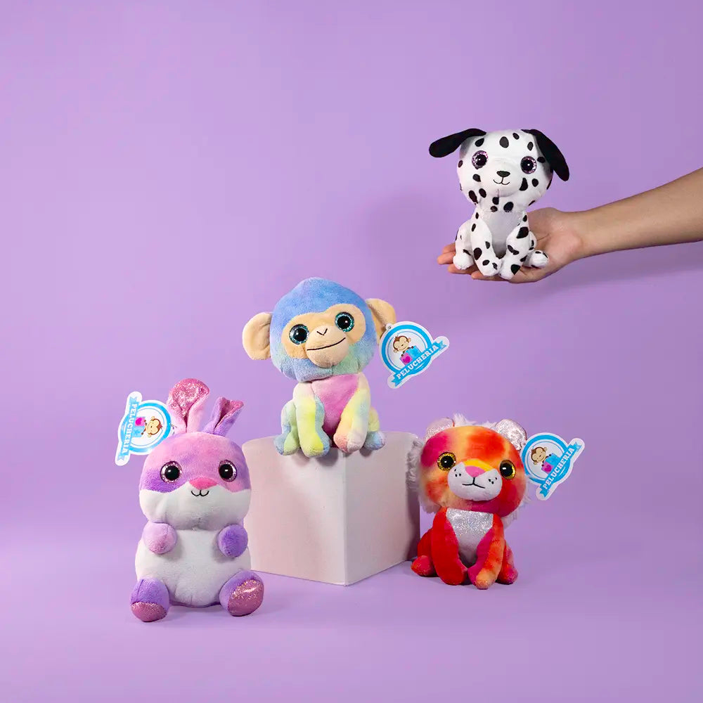 Set de 12 Piezas Animales de peluche Colección Animados 18 cm