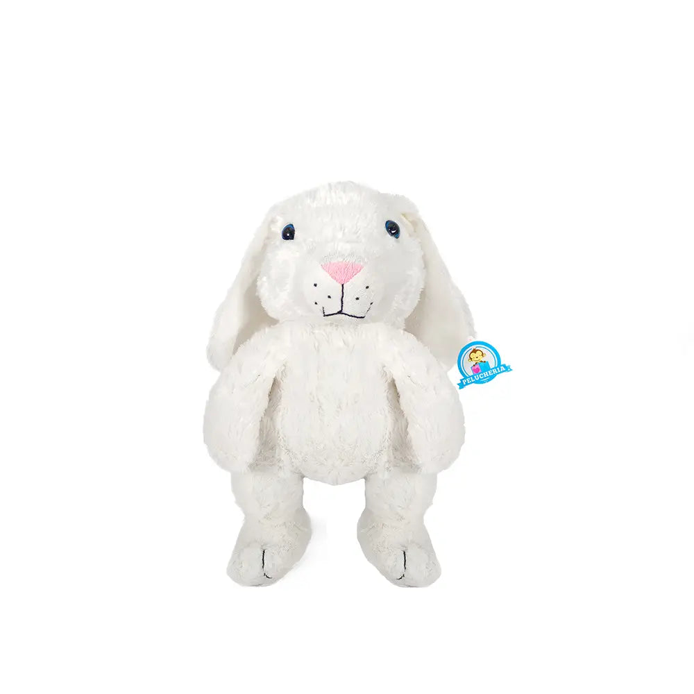 Conejo de peluche Albino 20cm, conejo de peluche para decoraciones, regalos o tiendas de mayoristas