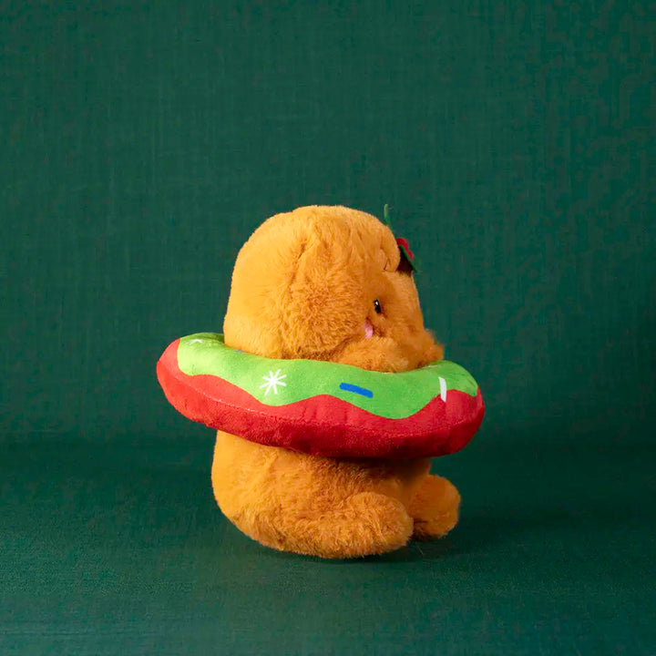 Galleta Gingerbread con dona de peluche Navideña 22 cm