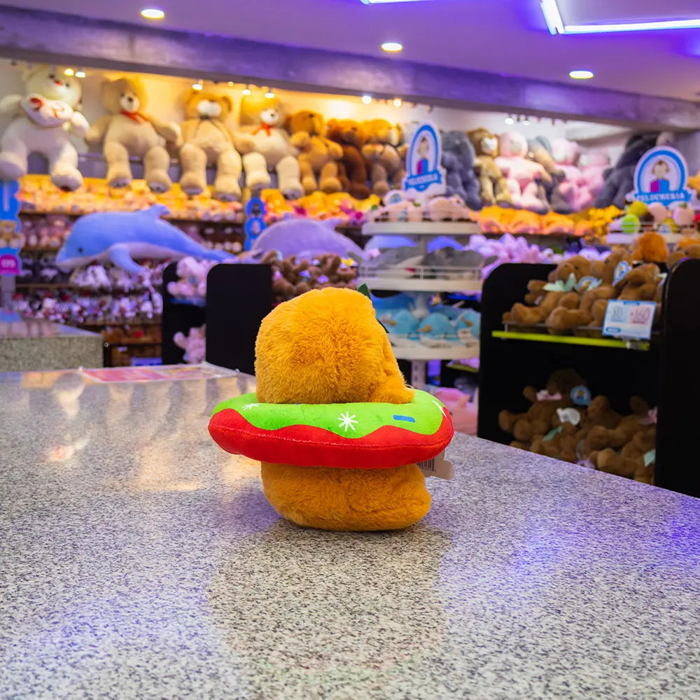 Galleta Gingerbread con dona de peluche Navideña 22 cm