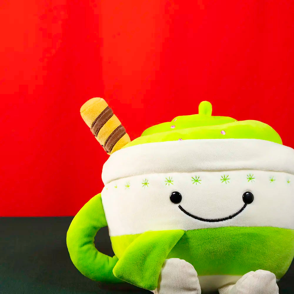 Taza de peluche navideña Cupi Matcha 22 cm