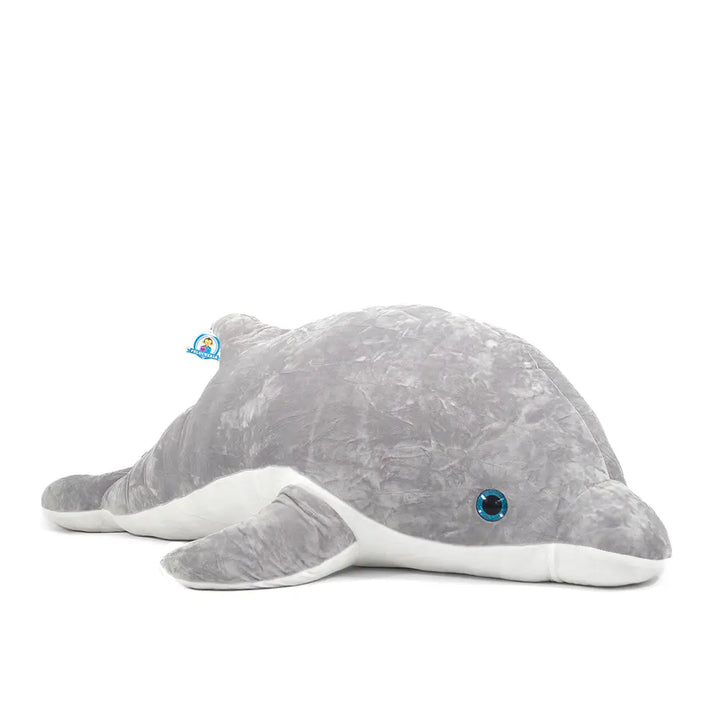 Delfín de peluche Ali Jumbo Gris 150 cm