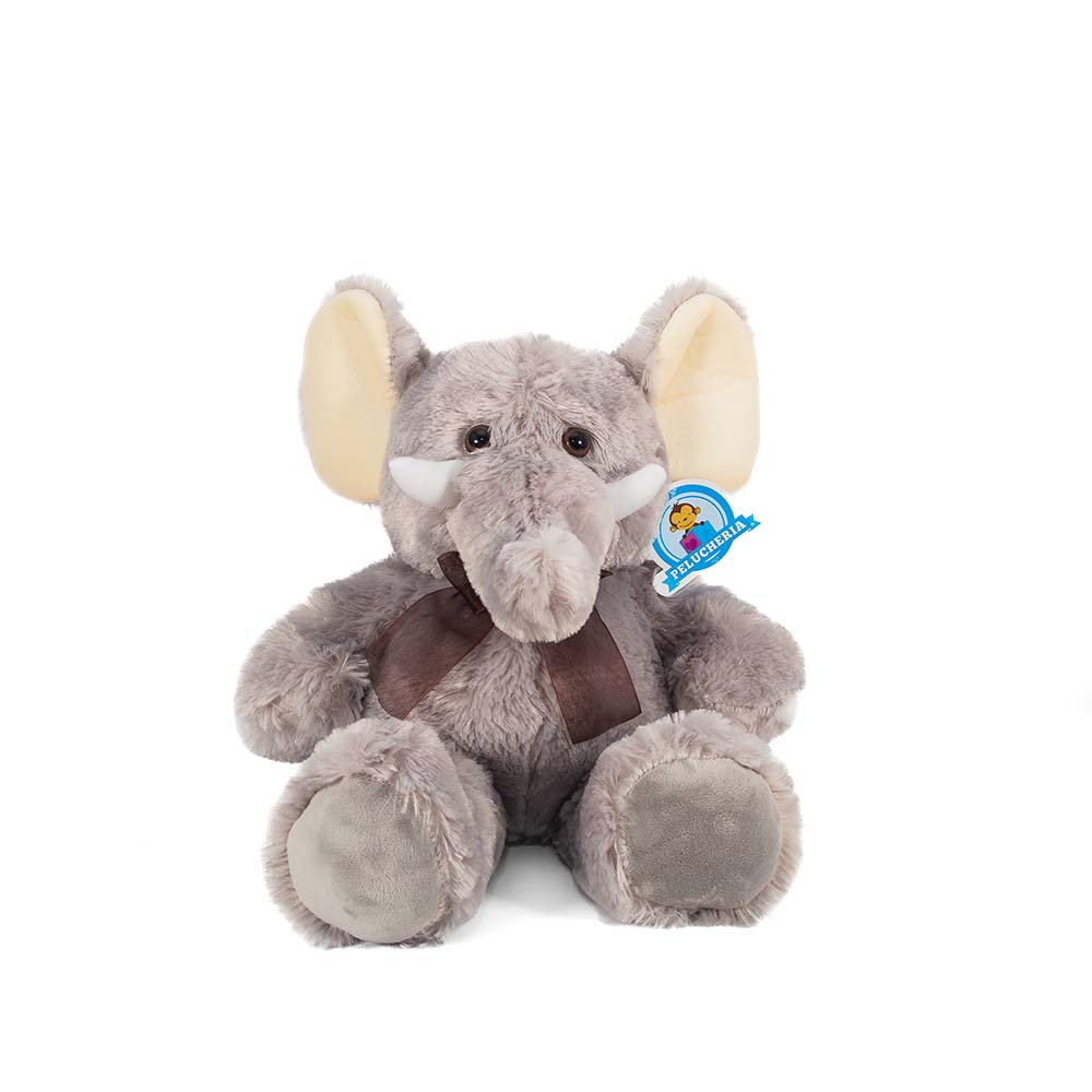 Elefante de peluche al mayoreo. Peluches para distribuidores, tiendas de regalo, decoración de eventos, coleccionistas. 
