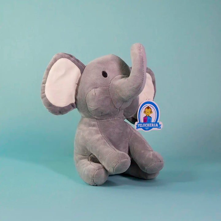 Elefante de peluche gris 24 cm