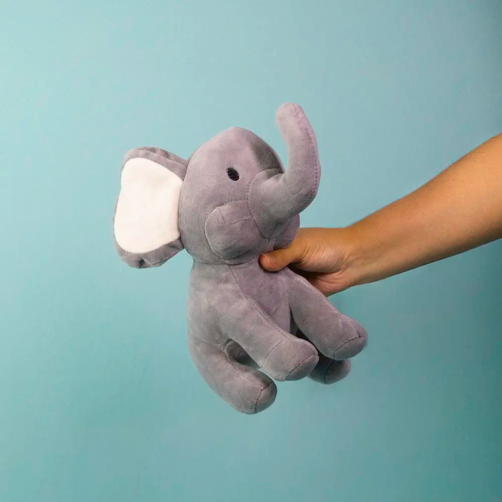 Elefante de peluche gris 24 cm
