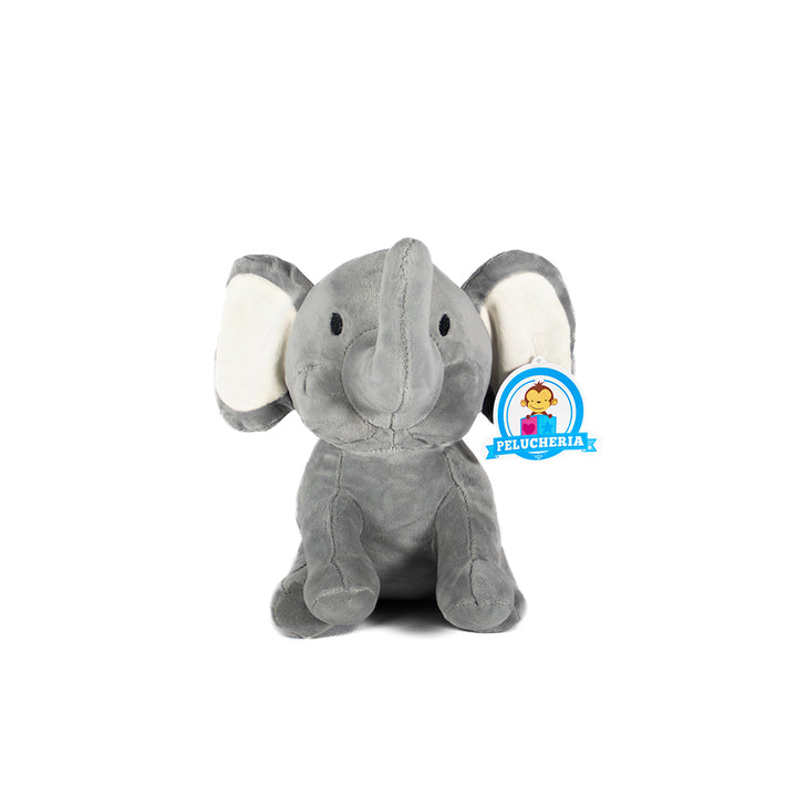 Elefante de peluche gris 24 cm