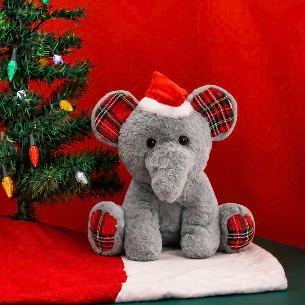 Elefante de peluche Winter 28 cm Navidad