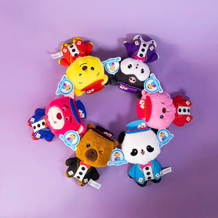 Set de 12 piezas Family Craps de peluche 23 cm