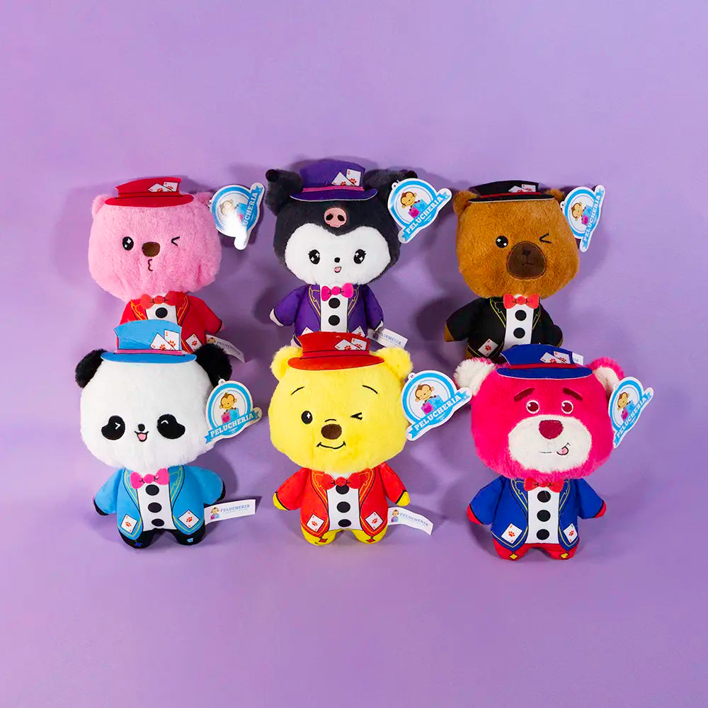 Set de 12 piezas Family Craps de peluche 23 cm