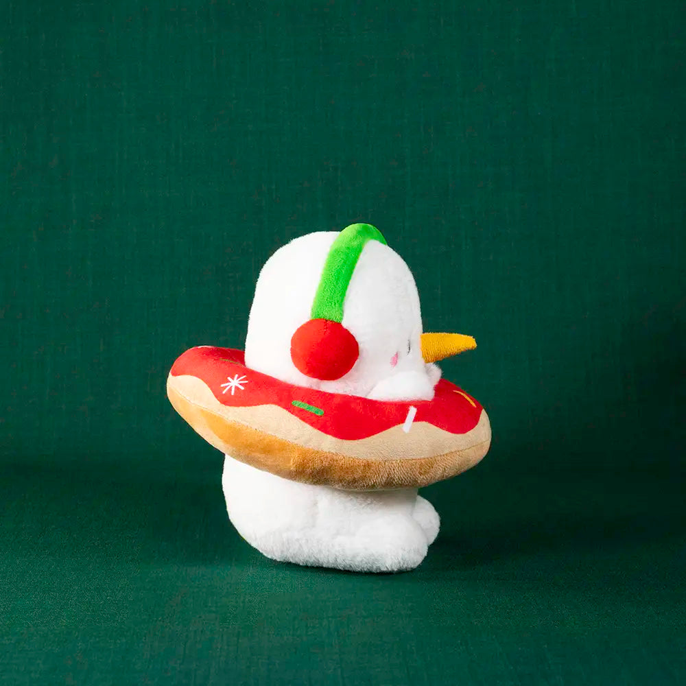 Mono de nieve de peluche con dona Frosty Navideña 22 cm