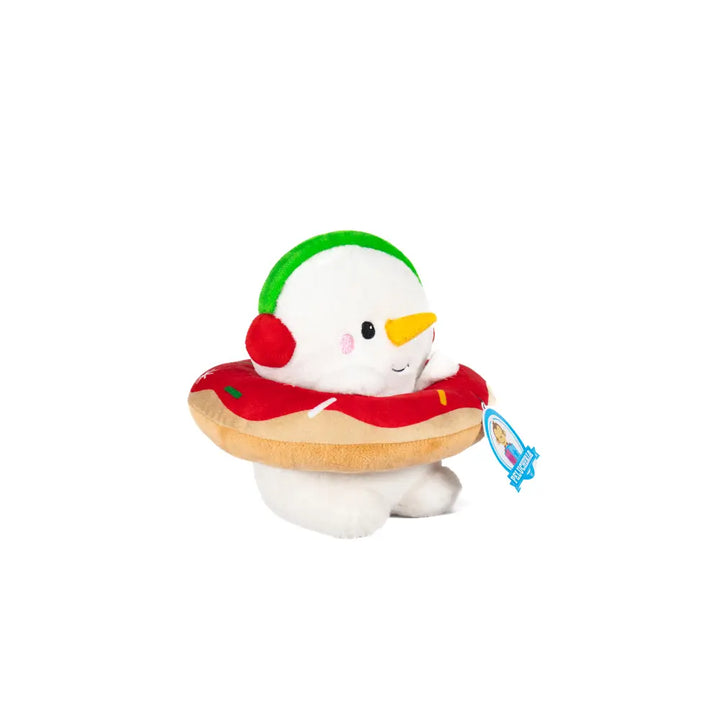 Mono de nieve de peluche con dona Frosty Navideña 22 cm