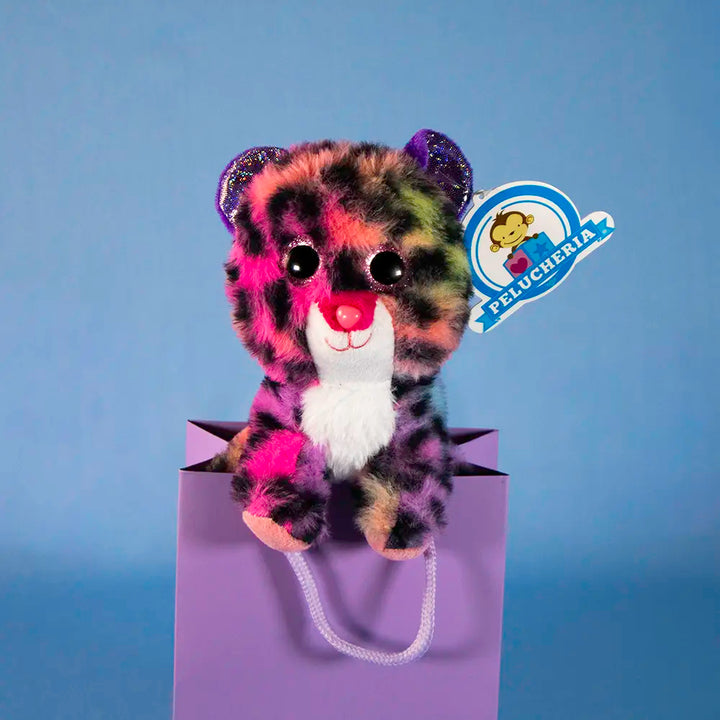 Set de 12 Piezas Jaguar de peluche Multicolor Titi 15 cm