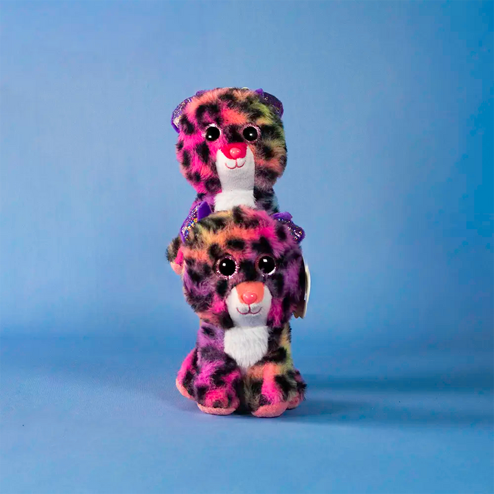 Set de 12 Piezas Jaguar de peluche Multicolor Titi 15 cm