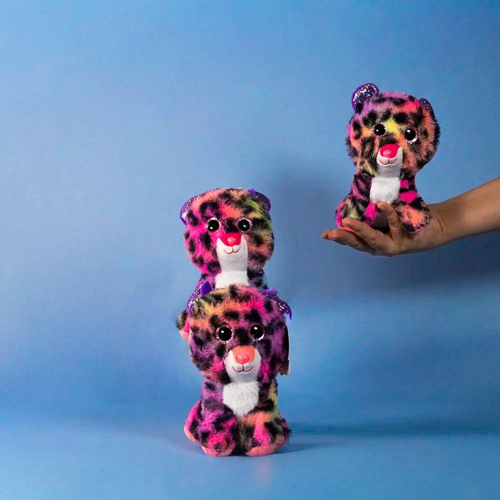 Set de 12 Piezas Jaguar de peluche Multicolor Titi 15 cm