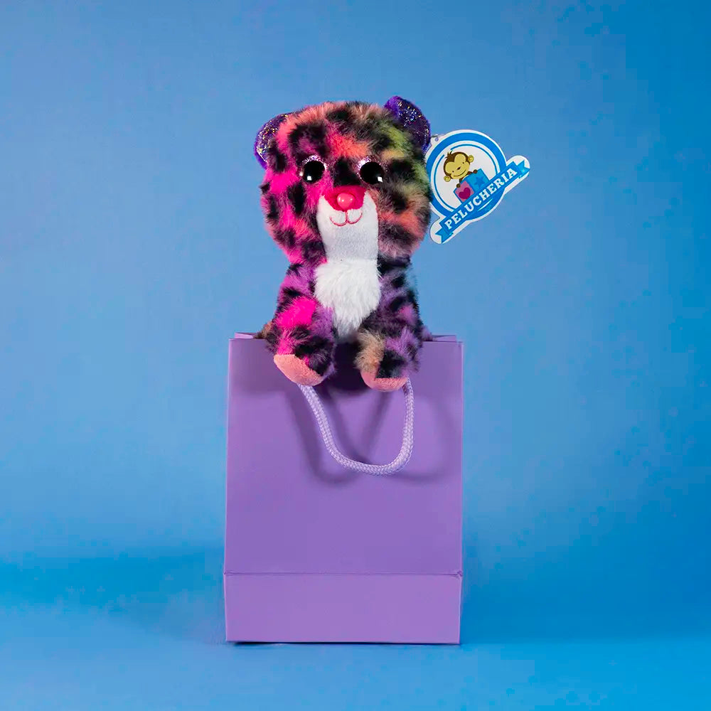 Set de 12 Piezas Jaguar de peluche Multicolor Titi 15 cm