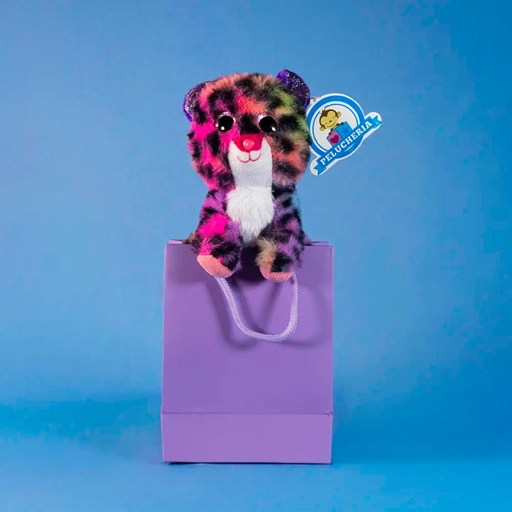 Set de 12 Piezas Jaguar de peluche Multicolor Titi 15 cm