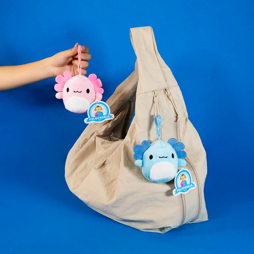 Alojote de peluche, llaveros de peluche para coleccionar, regalar y decorar. Colores pasteles, rosa, azul