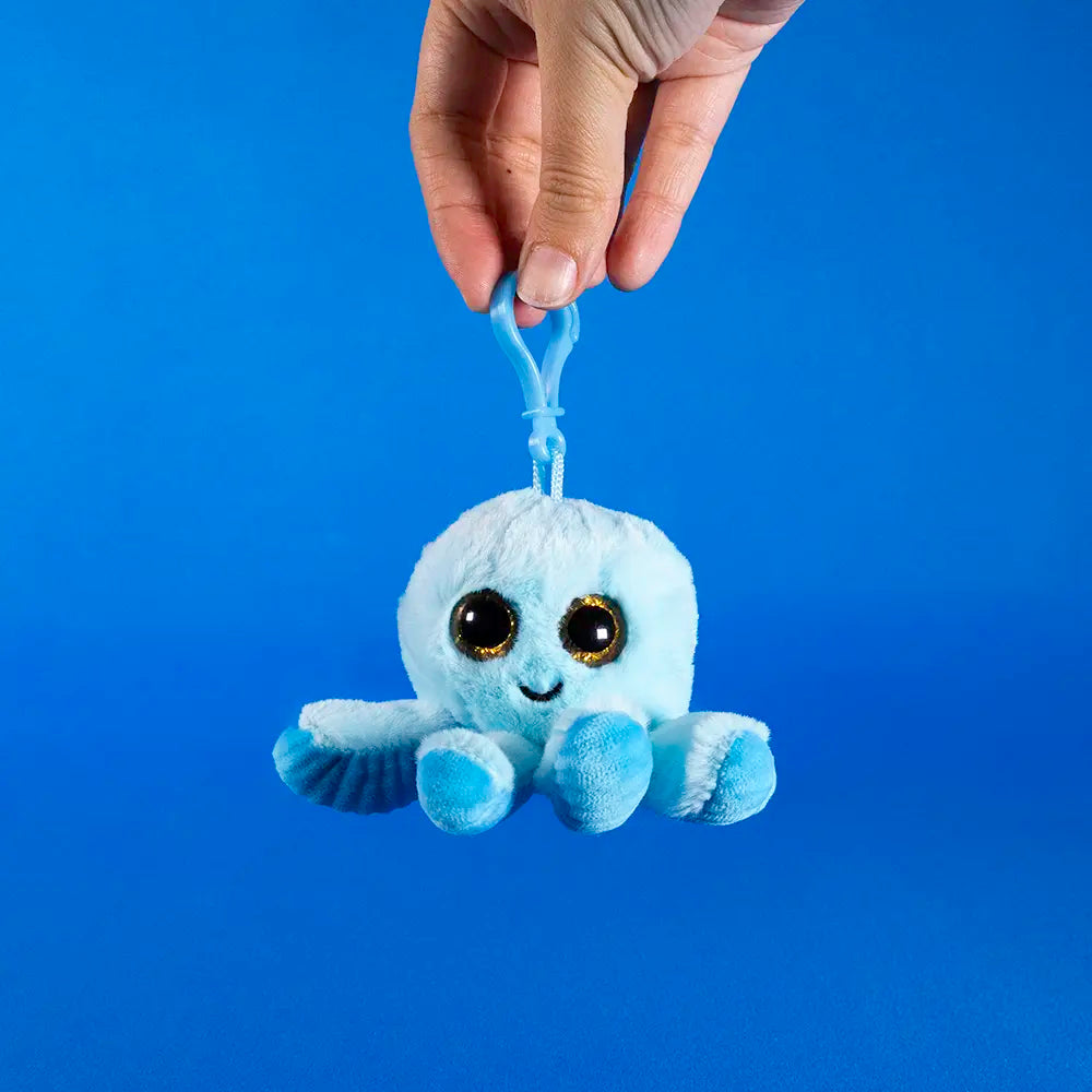 Pulpos de peluche, llaveros de peluche para coleccionar, regalar y decorar. Colores pasteles, rosa, azul, morado y blanco