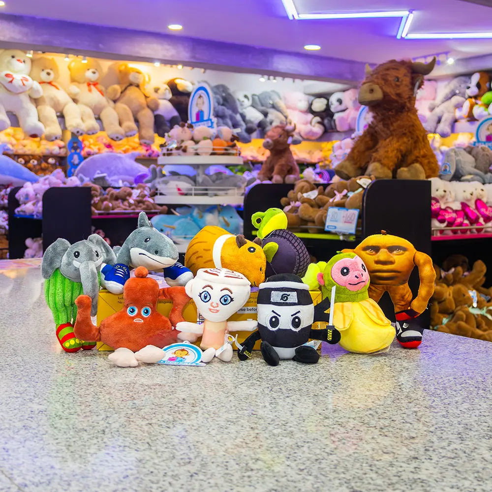 Peluches italianos, peluches virales, novedades y en tendencia. Peluches chicos para maquinas caza muñecos, peluches economicos.