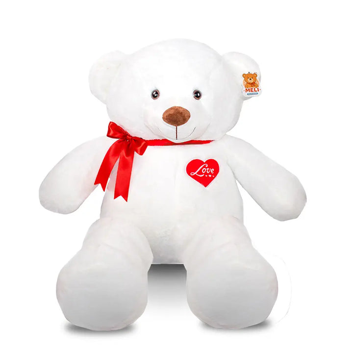 Oso de peluche Love Meli Blanco 100 cm