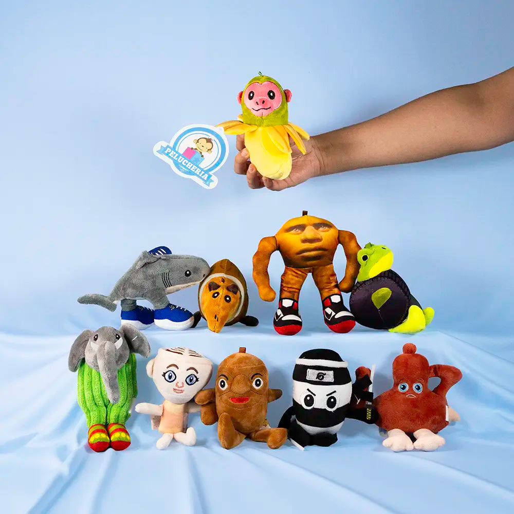 Peluches italianos, peluches virales, novedades y en tendencia. Peluches chicos para maquinas caza muñecos, peluches economicos.