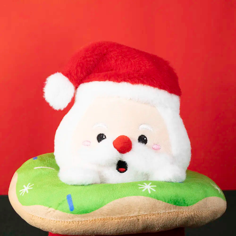 Santa Claus de peluche con dona Noelito Navideño 22 cm