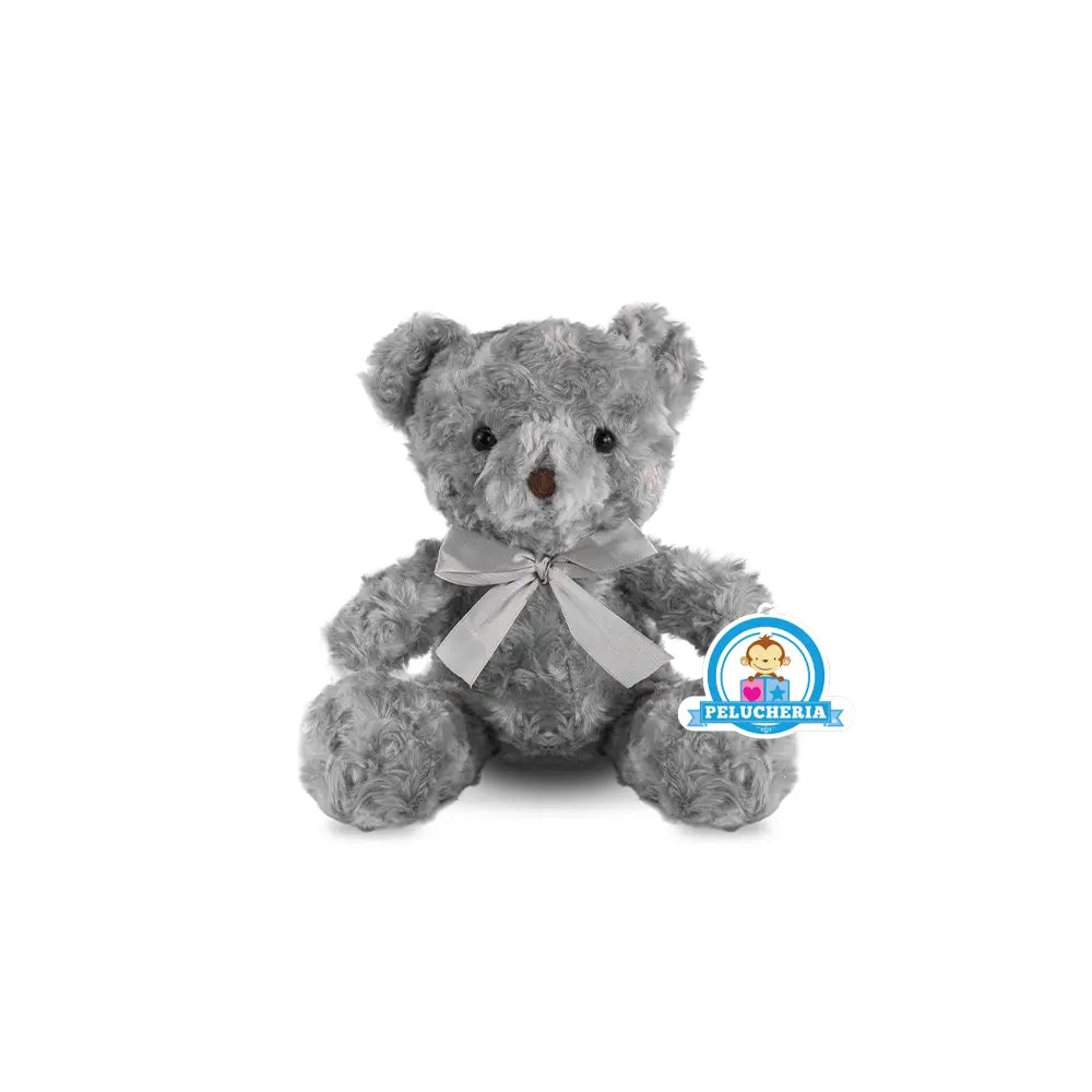 Oso de peluche Floral Gris 23 cm