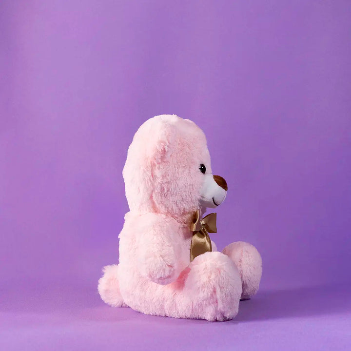 Oso de peluche rosa abrazable, perfecto como regalo, decoraciones, eventos,  baby showers y fiestas. 