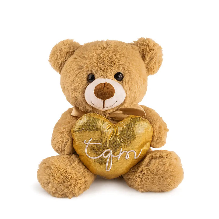 Oso de peluche Teo Corazón 25cm