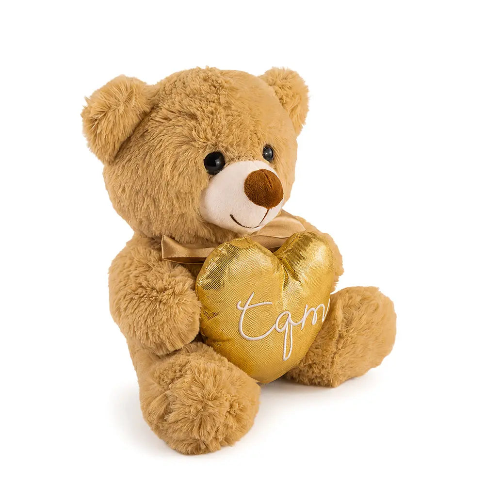 Oso de peluche Teo Corazón 25cm