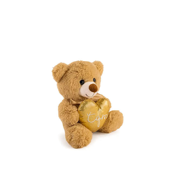 Set de 12 Piezas Oso de peluche Teo Corazón 25cm