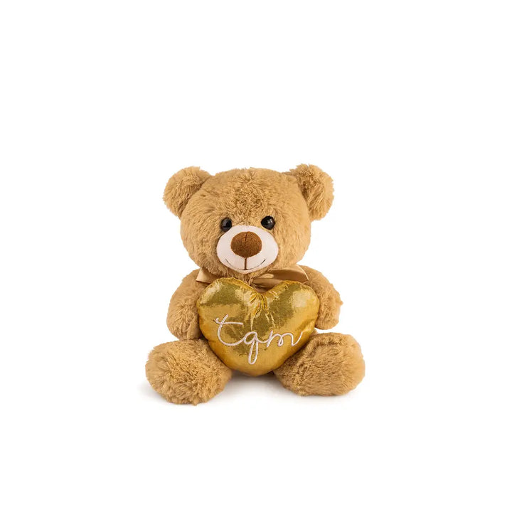 Set de 12 Piezas Oso de peluche Teo Corazón 25cm