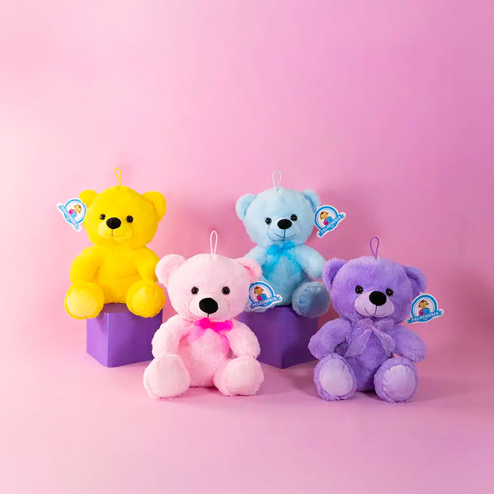 Set de 4 Piezas Osito de peluche Baby Colors 28 cm
