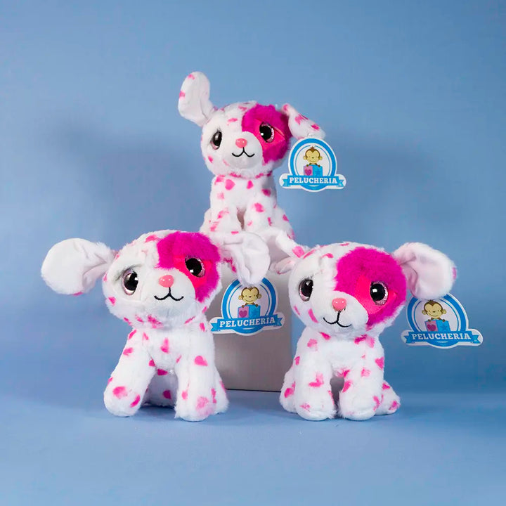 Set de 12 Piezas Perrito de peluche Love Titi 15 cm