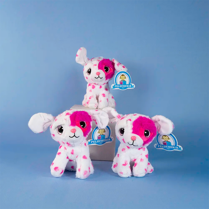 Set de 12 Piezas Perrito de peluche Love Titi 15 cm