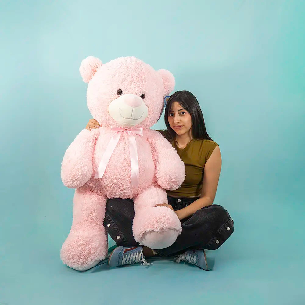 Oso de peluche Rosa Gigante Chompón 120 cm