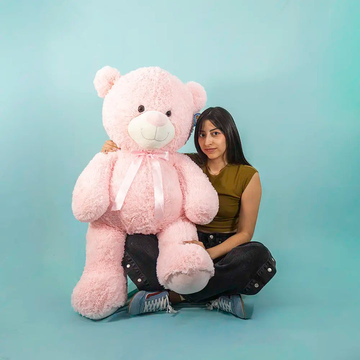 Oso de peluche Rosa Gigante Chompón 120 cm