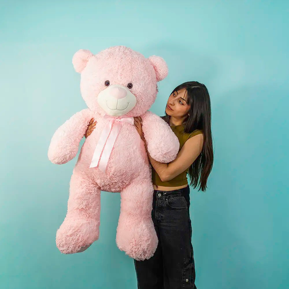 Oso de peluche Rosa Gigante Chompón 120 cm