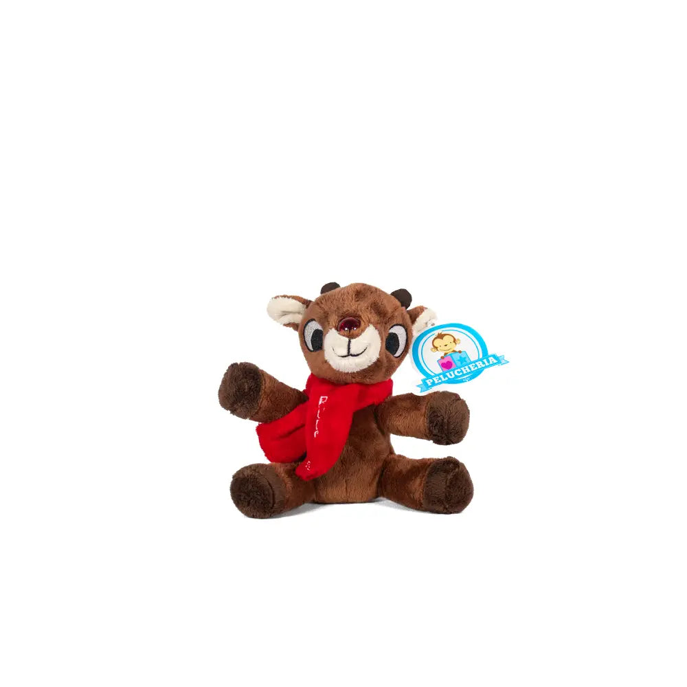 Reno de peluche Rudolph Navidad 16 cm