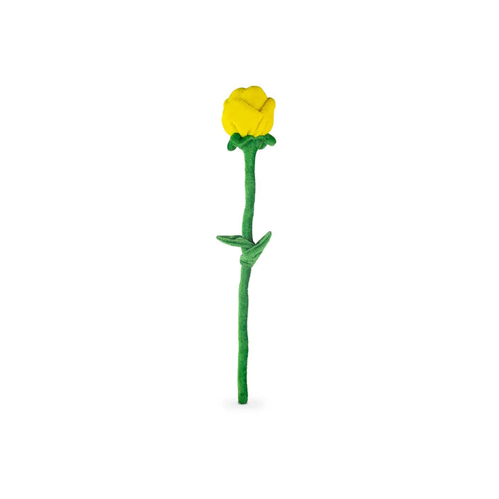 Flor de peluche color amarillo 50 cm