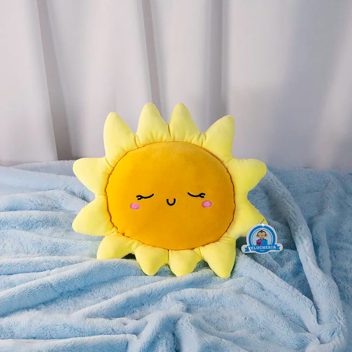 Sol de peluche, cojín 40 cm