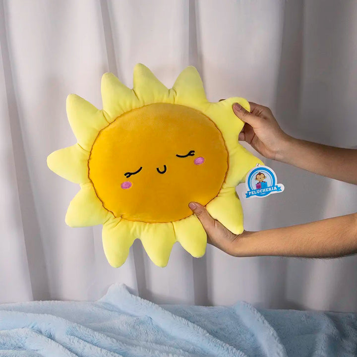 Sol de peluche, cojín 40 cm