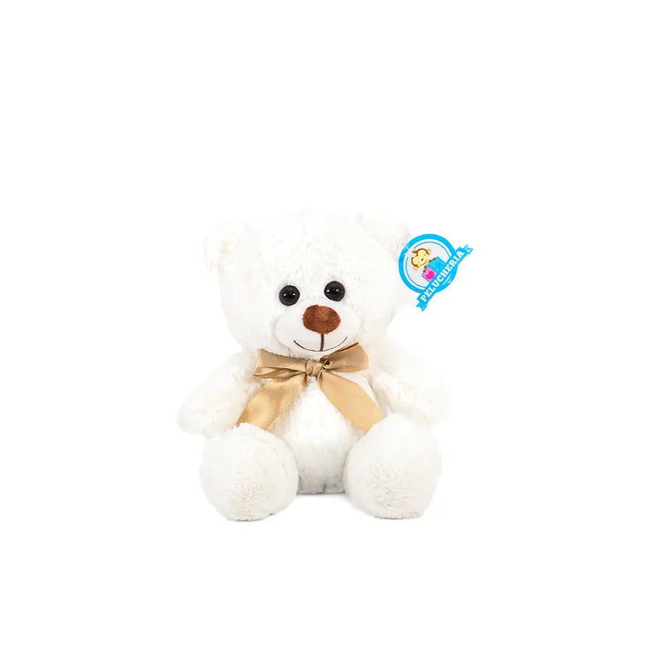Oso de peluche Teo Blanco 25cm
