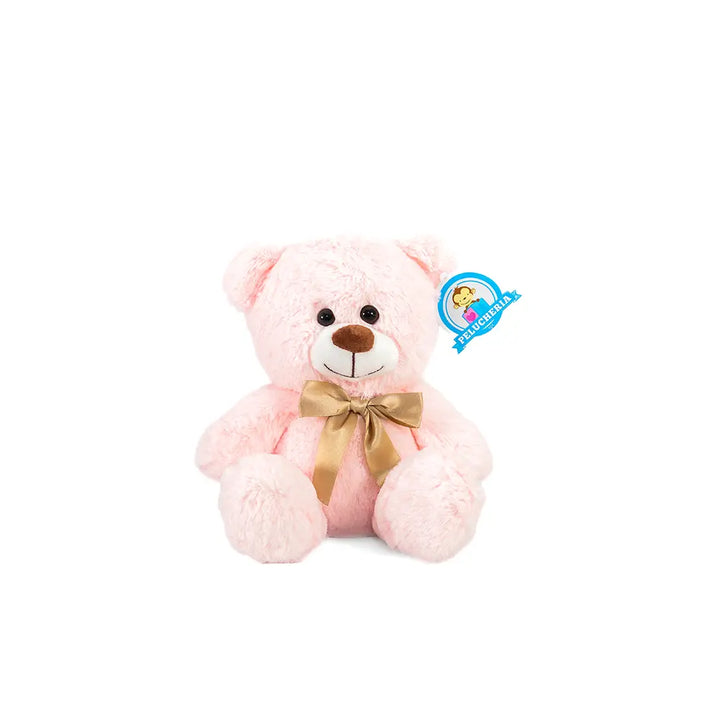 Set de 12 Piezas Oso de peluche Teo Rosa 25cm