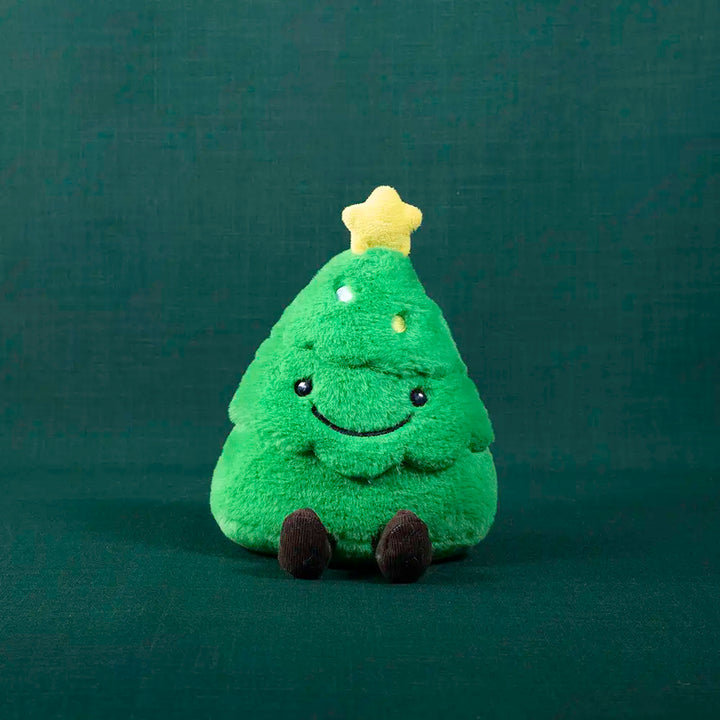 Pino de peluche Tino navideño 18 cm