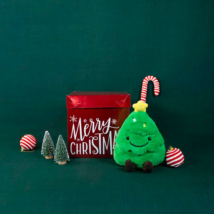 Pino de peluche Tino navideño 18 cm