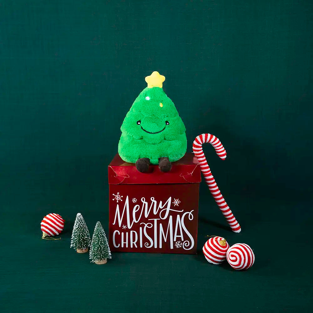 Pino de peluche Tino navideño 18 cm